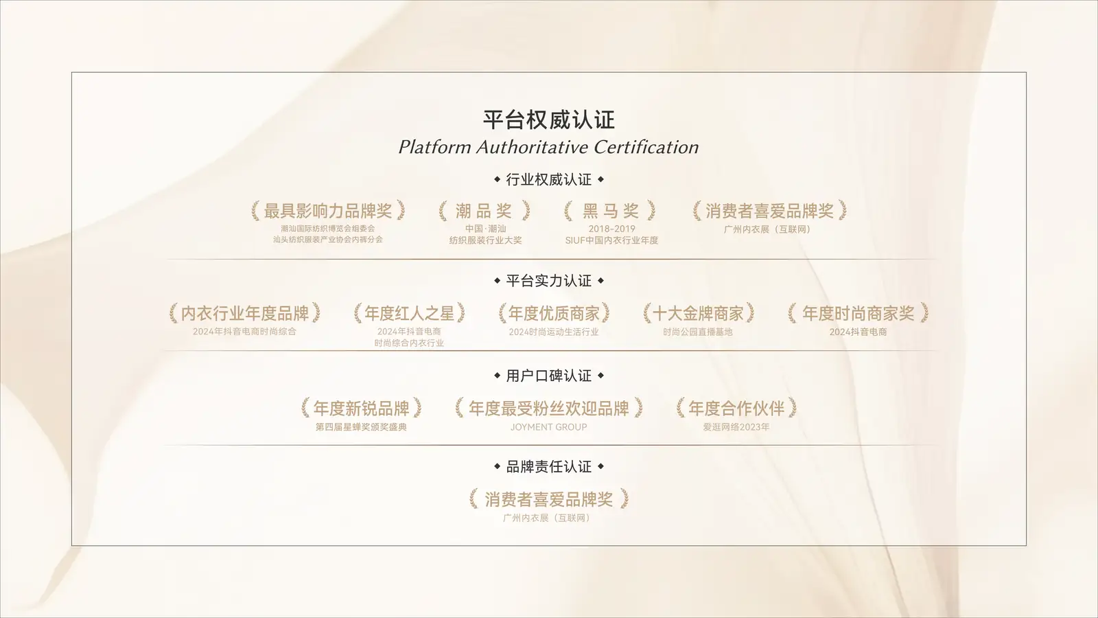 草本初色品牌荣誉资料图之二